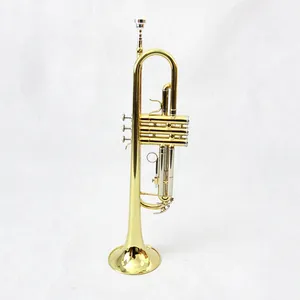 תקן B שטוח סין פליז Bb מפתח מקצועי Tromba Trompete Trompeta חצוצרה