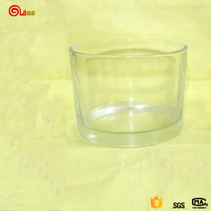 Ecológico de lujo vela de vidrio transparente con tapa - Product Image 1