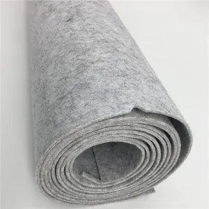 Wholesale cheap price 9mm thick colorful needle punched felt materials 100% polyester thick embossed non-woven felt