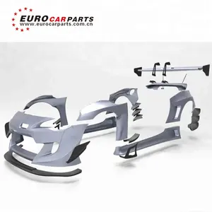 Kit de cuerpo ancho GT86 de un solo cohete <span class=keywords><strong>Bunny</strong></span> V3, compatible con GT86 con ala trasera de carbono finber - Product Image 1
