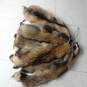 Tier skins echt waschbär-hundepelz häute hohe qualität waschbär pelz skins chinesischen echten waschbären