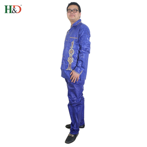 H & D OEM <span class=keywords><strong>Bazin</strong></span> Riche <span class=keywords><strong>Getzner</strong></span> men custom African clothing wholesale with best price - Product Image 4