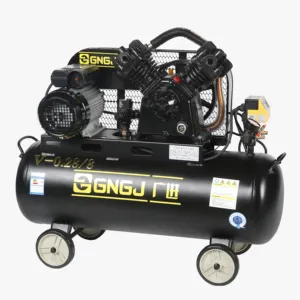 70L 5.5HP grande pistone elettrico azionato a cinghia compressore d'aria competitivo economico lubrificato 220V