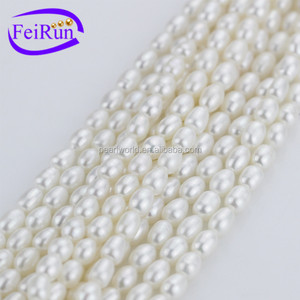 6mm gạo AA giá rẻ Chuỗi Ngọ<span class=keywords><strong>c</strong></span> Trai thật, Chuỗi Ngọ<span class=keywords><strong>c</strong></span> Trai Trắng bán buôn, chuỗi ngọ<span class=keywords><strong>c</strong></span> trai tự nhiên - Product Image 2