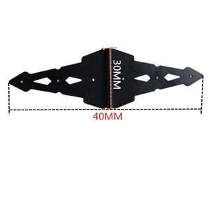 Charnières de clôture en vinyle, charnières et verrous de porte de clôture en vinyle réglable - Product Image 3