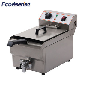 Friteuse électrique professionnelle à 1 cuve et 1 panier, friteuse profonde <span class=keywords><strong>Pro</strong></span> Vulcan, friteuse sans odeur - Product Image 2