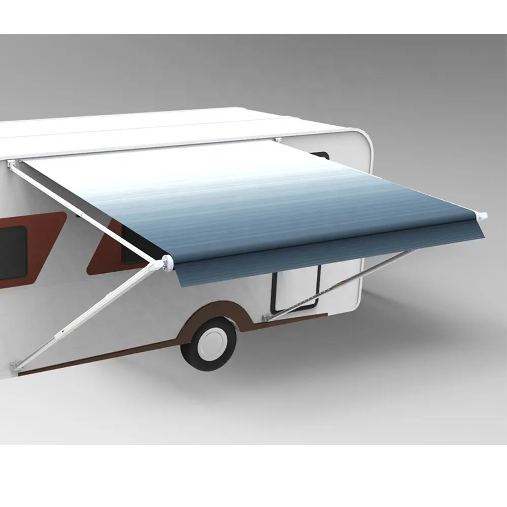 100% waterproof RV camper Caravan Vinyl replacement Fabric for caravan awning