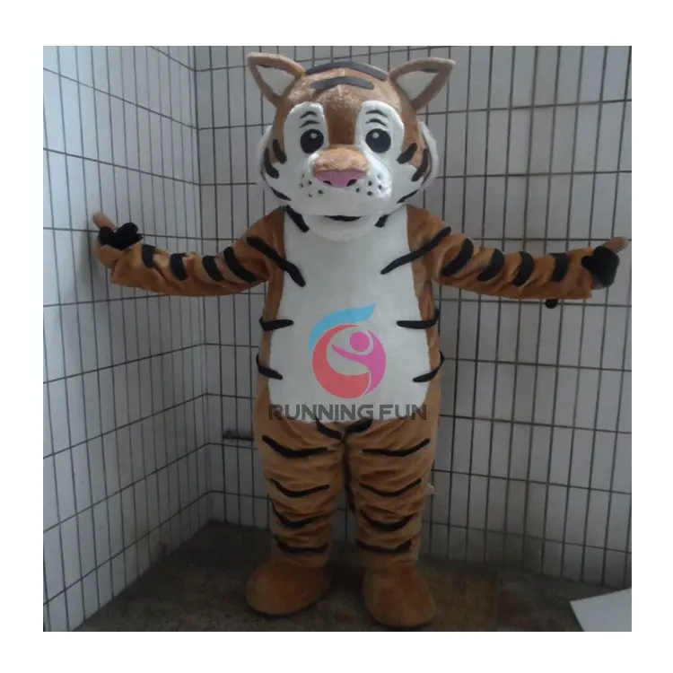 Heiß!! Hochwertiges CE Cartoon Charakter Tiger Maskottchen Kostüm für Erwachsene