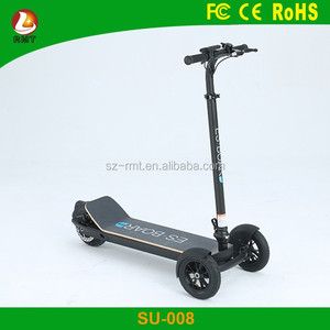 Patinete eléctrico de alta calidad de 3 ruedas al por mayor de fábrica con motor sin escobillas de 500W y batería de litio - Product Image 3