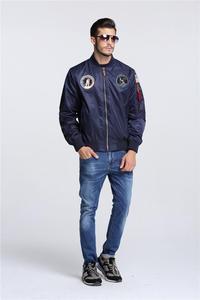 Giacca Bomber Impermeabile in Nylon con Patch Primaverili Stile <span class=keywords><strong>NASA</strong></span> all'Ingrosso - Product Image 5