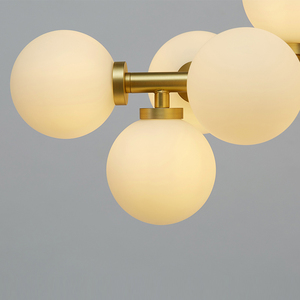 Nouvelle suspension moderne en verre dépoli pour intérieur - Product Image 6