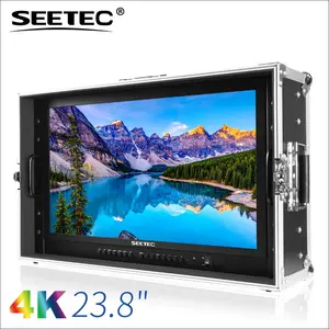 SeeTec 23.8 "3840*2160 equipaje de 4 K broadcast Monitor 24 LCD para película fabricación instalación