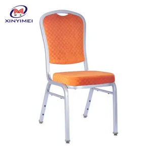 Hotel Furniture Chair Metal Modern Aluminum Frame Luxury Dining Chairs Monoblock Chair Pakistan Cheap Used Stacking Banquet