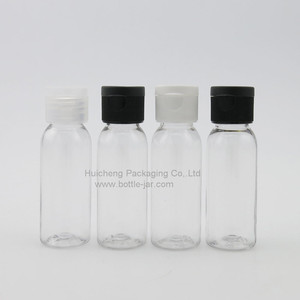 30ml PET clear Empty Hand Wash <strong>Small</strong> <strong>Plastic</strong> Squeeze <strong>Bottle</strong> with Flip Top Cap - Product Image 1