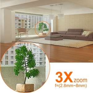 Vandaproof Analog CVI 1080 P 2MP Mini IR Kamera <span class=keywords><strong>CCTV</strong></span> PTZ Kamera dan Sistem 3x Zoom Bermotor 4 In 1 PTZ Malam Visi - Product Image 3