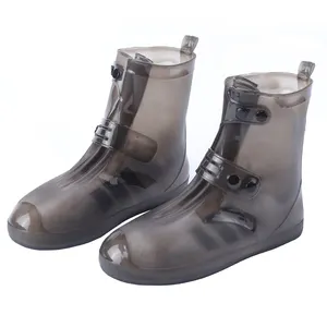 QIAN Botas de lluvia/cubierta del zapato-gris