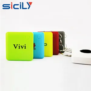 2018 New design mini pocket size 1200mAh power bank keychain with color logo printing power bank for mobile