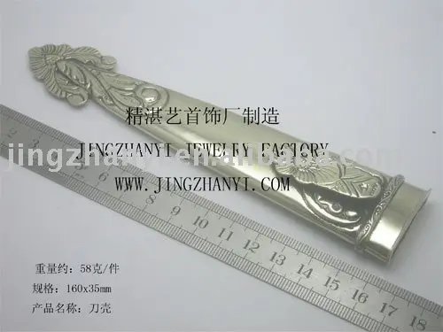 sword sheath in 925 stelring silver