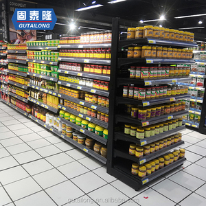 최저가 양면 경량 금속 곤돌라 선반, 식료품점 슈퍼마켓 진열용 - Product Image 3