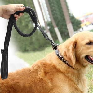 Guinzaglio da passeggio in piombo per animali domestici con cuciture elastiche in Nylon riflettente OEM all'ingrosso - Product Image 2