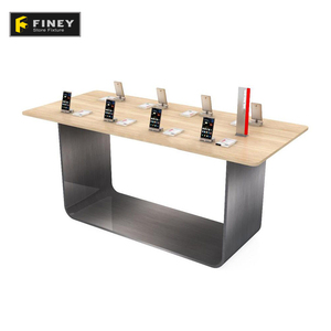 Su misura Negozio di Visualizzazione Mobile Contatore Tavolo per la Vendita Al Dettaglio Negozio di Telefoni <span class=keywords><strong>Cellulari</strong></span> - Product Image 1