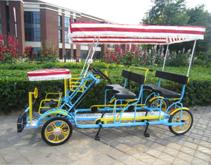Bicicletta Surrey per 2 Persone/Bicicletta <span class=keywords><strong>Tandem</strong></span> per 4 Persone Produzione di Fabbrica - Product Image 2