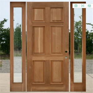 <span class=keywords><strong>Porte</strong></span> coulissante extérieure en bois massif, design élégant à double battant - Product Image 2