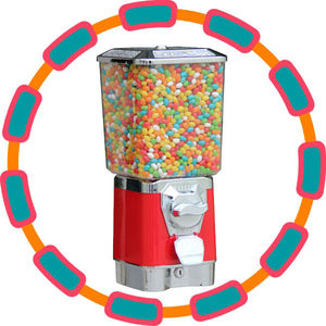 Bonbons en vrac/<span class=keywords><strong>machine</strong></span> à gommes distributeurs en gros - Product Image 1