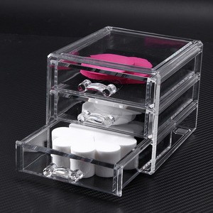 Hộp Đựng Đồ Trang Điểm Nữ Bằng <span class=keywords><strong>Acrylic</strong></span> 3 Lớp Mới Hộp Đựng Đồ Trang Sức Son Môi Hộp Sắp Xếp Mỹ Phẩm Ngăn Kéo - Product Image 6