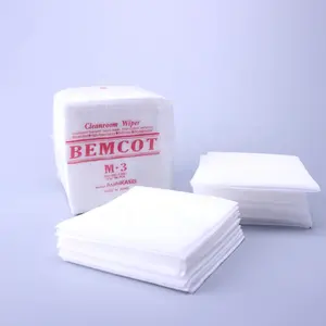 Eco-friendly Nonwoven Fabric Lint Free Viscose Polyester Cloth M3 Cleanroom Wipes For Cleaning