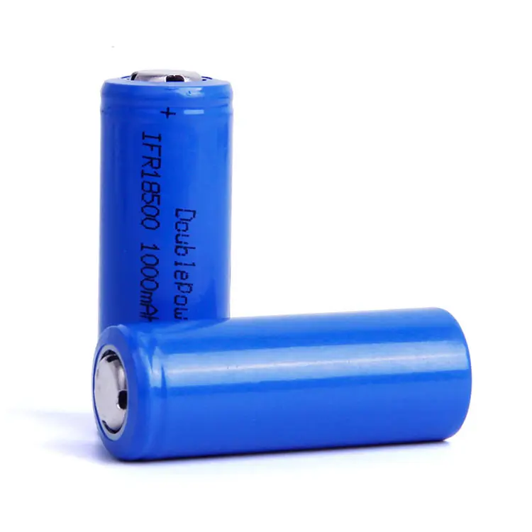 Fornecedor confiável 3.2v 1000mah lifepo4 ifr 18500 bateria recarregável