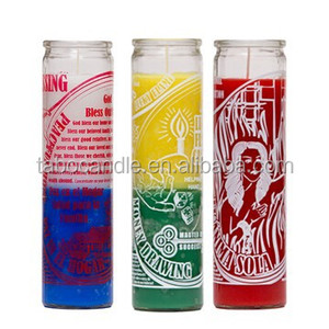 Bougies religieux personnalisées avec pot en verre, livraison gratuite - Product Image 4