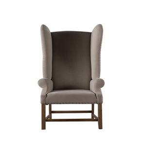 Stile semplice ristorante reclinabile sedia ad ala con rivestimento in velluto resistente caratteristica per il tempo libero presa di fabbrica per l'applicazione da pranzo - Product Image 1