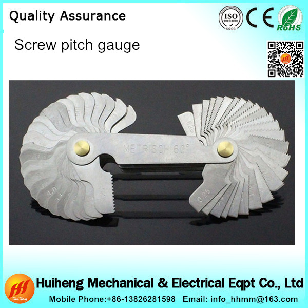 Конкурентоспособная цена резьбовых gauge bolt thread pitch gauge