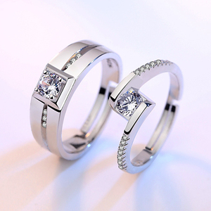 Anello da donna in argento 925 con zirconi, <span class=keywords><strong>gioielli</strong></span> <span class=keywords><strong>online</strong></span> per matrimonio - Product Image 2