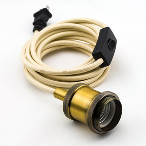 Chất Lượng Cao Cổ Điển <span class=keywords><strong>E27</strong></span> Ổ Cắm Nhôm Giữ Đèn <span class=keywords><strong>E27</strong></span> Loại Vít Ánh Sáng Bóng Đèn Ổ Cắm - Product Image 3