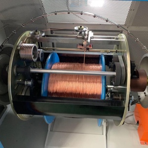 Dây Đóng Hộp Xoắn Đôi Bunching Buncher Strander Máy 0.08 Mm-0.45 Mm Đường Kính Dây Đơn 1 + 6 + 12 Unilay Bunching Machine - Product Image 3