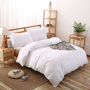 Draps de lit d'hôtel en gros, ensemble de draps de lit de luxe 100% coton - Product Image 4