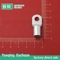 Borne de sertissage en cuivre étamé de haute qualité SC25-6, pour câble électrique, taille de trou 6 mm, 25 mm², certifiée ROHS, marque Guchuan
