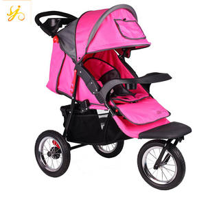 2018 Nuevo Modelo 3 rueda cochecito <span class=keywords><strong>Jogger</strong></span>/Cochecitos de bebé lindo verde/aire grande rueda cochecito infantil cochecito de niño - Product Image 5