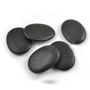 Pietre massaggianti professionali in pietra lavica naturale di basalto per terapia di massaggio Spa - Product Image 2