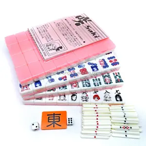 Custom Export Japanse Mahjong Set-Custom Standard Size Mah Jongg Tegels Met Case-Oost Wind Tegel, wedden Sticks & Dice