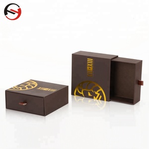 Confezione regalo con Logo personalizzato scatole per cassetti scorrevoli di lusso scatola per imballaggio regalo in pelle - Product Image 5