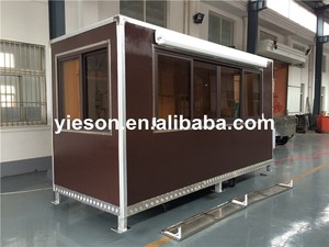 Venta caliente Móvil Pizza catering remolque quiosco con ruedas grandes y remolcado <span class=keywords><strong>bar</strong></span> YS-BC400 - Product Image 2