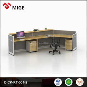 Diseño con proveedor chino partición muebles <span class=keywords><strong>de</strong></span> oficina moderna <span class=keywords><strong>mesa</strong></span> <span class=keywords><strong>de</strong></span> recepción - Product Image 1