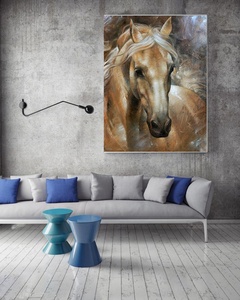 Di alta qualità 5D DIY Diamond Painting by numeri stile classico cavallo arte parete <span class=keywords><strong>tessuto</strong></span> stampato tela - Product Image 3