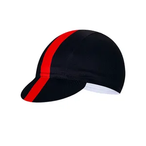Wholesale 100 % Polyester Quick Drying Cycling Summer Bike Hat Custom Sport Cycling Cap