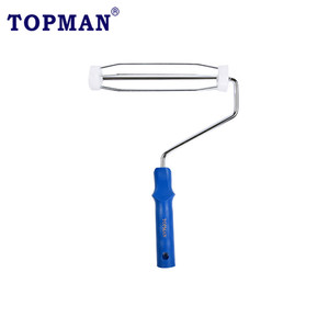 Topman 9 "Sơn Con lăn bìa cho lồng khung chất lượng tốt màu trắng với màu xanh lá cây màu xanh sọc tổng hợp con lăn tay áo con lăn - Product Image 5