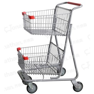 SCE-1 <span class=keywords><strong>80</strong></span> <span class=keywords><strong>litros</strong></span> inteligente estilo Canadiense carritos de supermercado comercial para ir de compras - Product Image 2