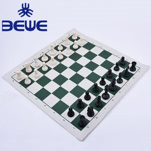 China Supplier Promotional Vinyl Chess Board Set